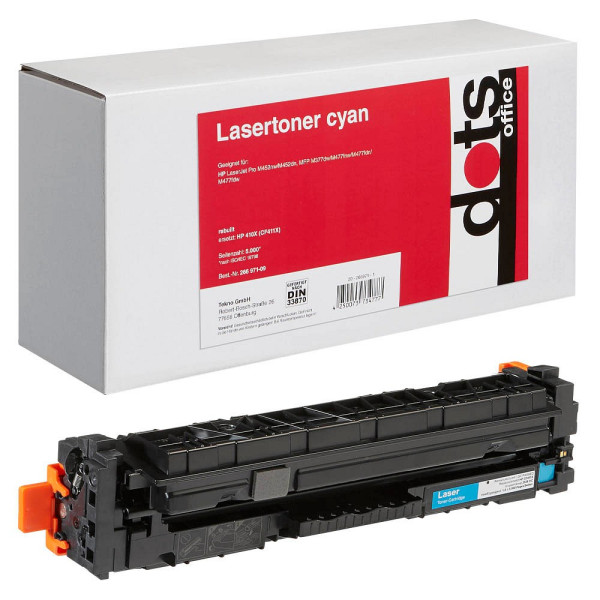 4250073734777 - Toner 25383003-DOTS kompatibel zu HP 410X cyan