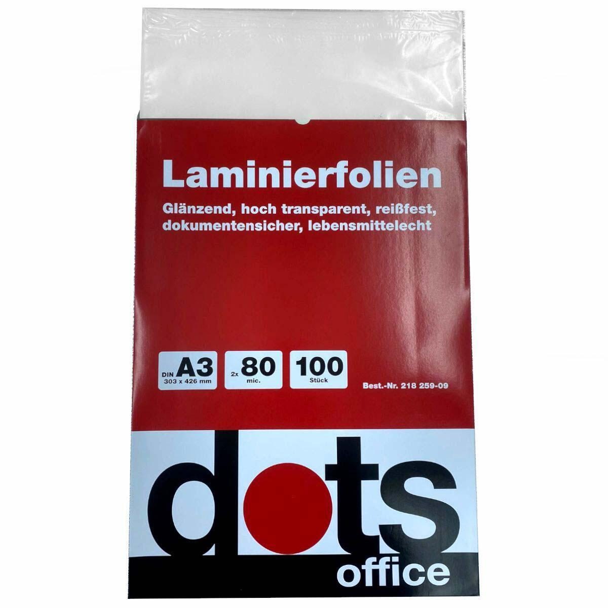 4250073739239 - 100 dots Laminierfolien glänzend für A3 80 micron 4250073739239 100 Stück