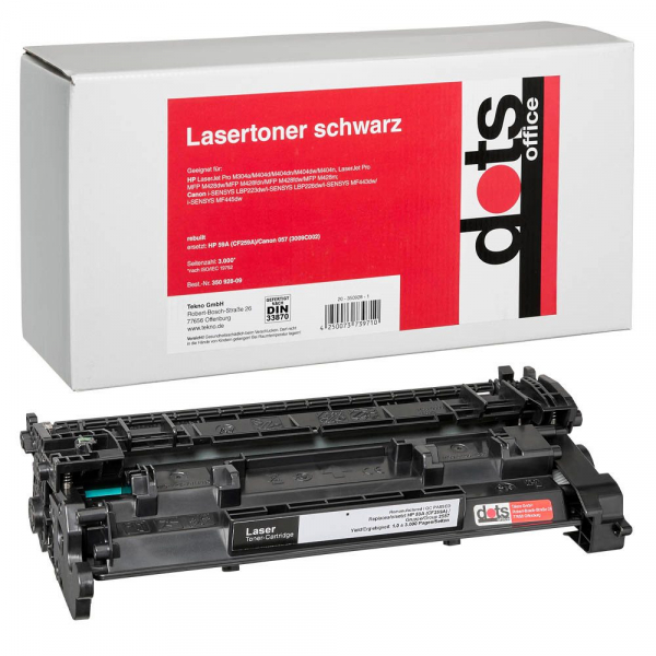 4250073739710 -  schwarz Toner kompatibel zu HP 59A Canon  057(CF259A  3009C002) 4250073739710 Dots