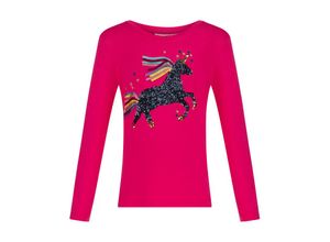 4250076000305 - - Langarmshirt MAGIC UNICORN in pink Gr98