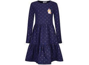 4250076005386 - - Langarmkleid SWEET DREAM in navy Gr146