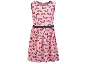 4250076047812 - - Kleid BUNTE SCHMETTERLINGE ärmellos in candy pink Gr92