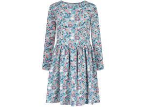 4250076075488 - - Langarmkleid BLOOMING in cyan Gr92