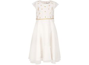 4250076093352 - - Kurzarm-Kleid GOLDFLOWERS in ecru Gr152 4250076093352 - - Kurzarm-Kleid GOLDFLOWERS in ecru Gr152