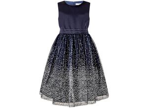 4250076096995 - - Kleid GLITTER DOTS ärmellos in navy Gr104