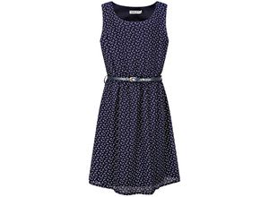 4250076100227 - - Kleid FLORES PEQUENAS ärmellos in navy Gr128