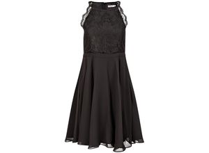 4250076101842 - - Kleid BLACK FLOWER ärmellos in black Gr140