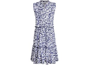 4250076109107 - - Kleid WHITE FLOWERS ärmellos in navy Gr134