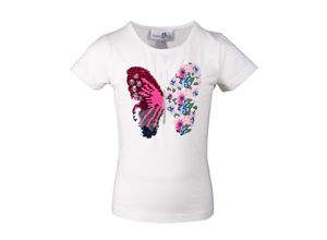 4250076111353 - - T-Shirt SCHMETTERLING mit Pailletten in ecru Gr104