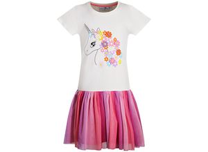 4250076117195 - - Kurzarm-Kleid FLOWER UNICORN mit Tüllrock in multicolour Gr128 4250076117195 - - Kurzarm-Kleid FLOWER UNICORN mit Tüllrock in multicolour Gr128