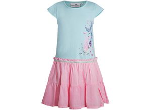 4250076117638 - - Kurzarm-Kleid MEERJUNGFRAU mit Pailletten in ice blue Gr104