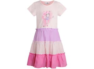 4250076118048 - - Kurzarm-Kleid LITTLE FAIRY in rose Gr134