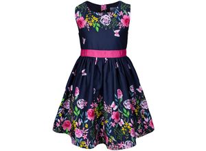 4250076119182 - - Kleid SPRING FLOWERS ärmellos in navy Gr98