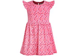 4250076125930 - - Kurzarmkleid SCHMETTERLINGE AOP in pink Gr92