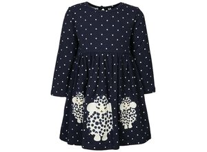 4250076928685 - - Jersey-Kleid SWEET LAMB gepunktet in navy Gr98