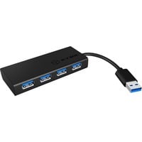 4250078160373 - Hub 4-Port IcyBox USB 30 IB-AC6104-B Aluminium Gehäuse (b) retail IB-AC6104-B