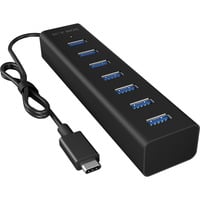 4250078165897 - IB-HUB1700-C3 Hub  7-Port IcyBox USB 30 IB-HUB1700-C3 USB 30 Type-C (b) retail IB-HUB1700-C3 4250078165897