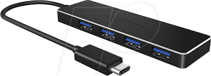 4250078166016 - IB-HUB1410-C3 Type-C zu 4 Port USB 30 Type-A Hub Aluminium Gehäuse super dünn