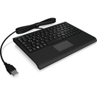 4250078166986 - ACK-3410 USB Tastatur Deutsch QWERTZ Windows® Schwarz Integriertes Touchpad Maustasten