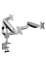 4250078167143 - ICY BOX IB-MS505-T 3fach Monitor-Tischhalterung 254 cm (10) - 813 cm (32) Silber Schwarz Drehbar Höhenverstellbar Neigbar Schwenkbar