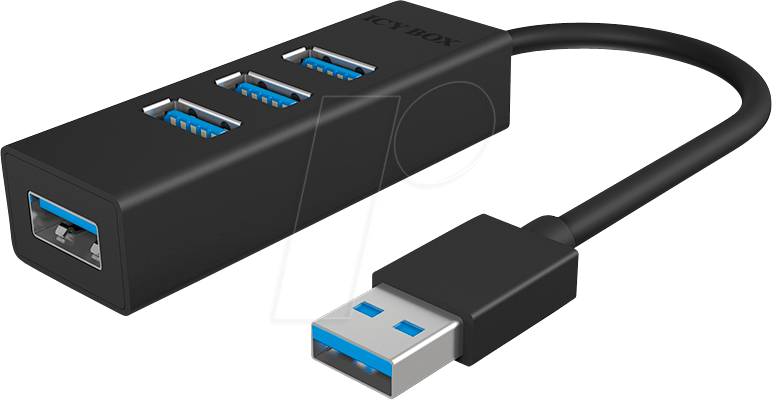 4250078169703 - Hub  4-Port IcyBox USB 30 IB-HUB 1419-U3 retail IB-HUB1419-U