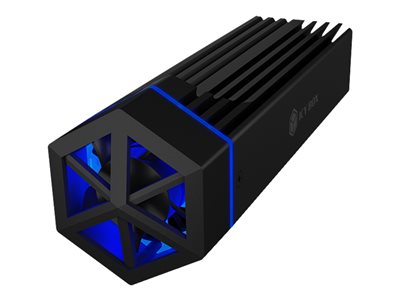 4250078170471 - IB-1823MF-C31 Type-C® USB 31 (Gen 2) zu PCIe NVMe M2 2230 2242 2260 2280 SSD Geh mit RGB Beleuchtung u akt Lüf