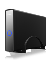 4250078170556 - IB-382H-C31IB-382H-C31 USB 32 (Gen 2) Gehäuse für 25 od 35 SATA HDD SSD integrierter Hub 1x USB-C 2x USB-A 10 Gbit s 12V 2A Netzteil schwarz