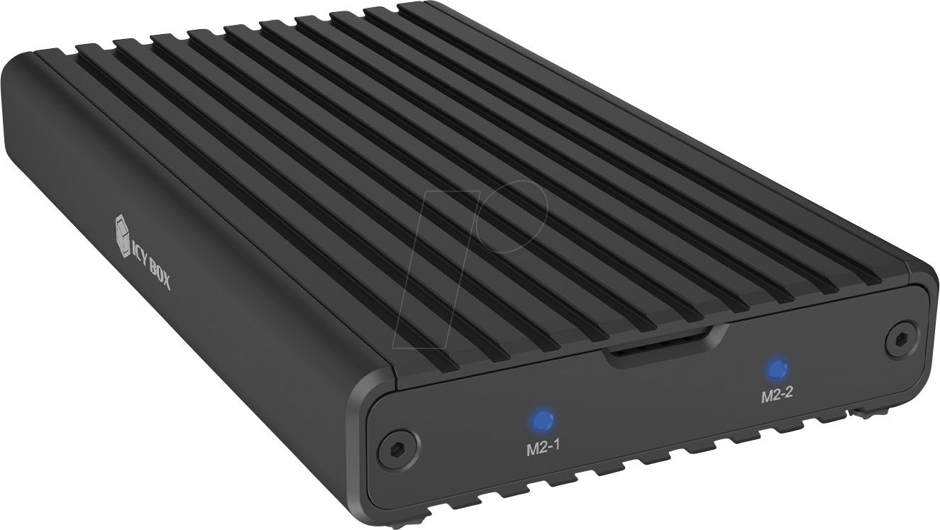 4250078172024 - ICY IB-2817M-C32 - Externes 2x M2 NVMe SSD Gehäuse mit USB 32