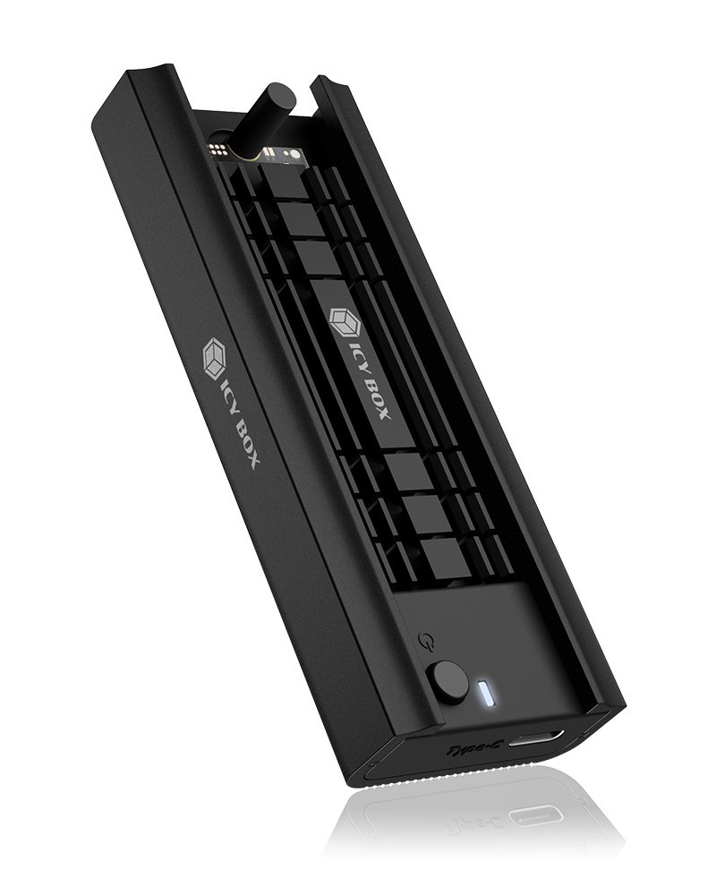4250078172864 - ICY BOX IB-180MC-C31 - Speichergehäuse - M2 - SATA 6Gb s   PCIe 30 x2 (NVMe) - USB 32 (Gen 2) USB-C 32 (Gen 2) - Schwarz