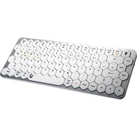 4250078173427 - KEYSONIC 61010 - Tastatur Bluetooth kompakt silber weiß