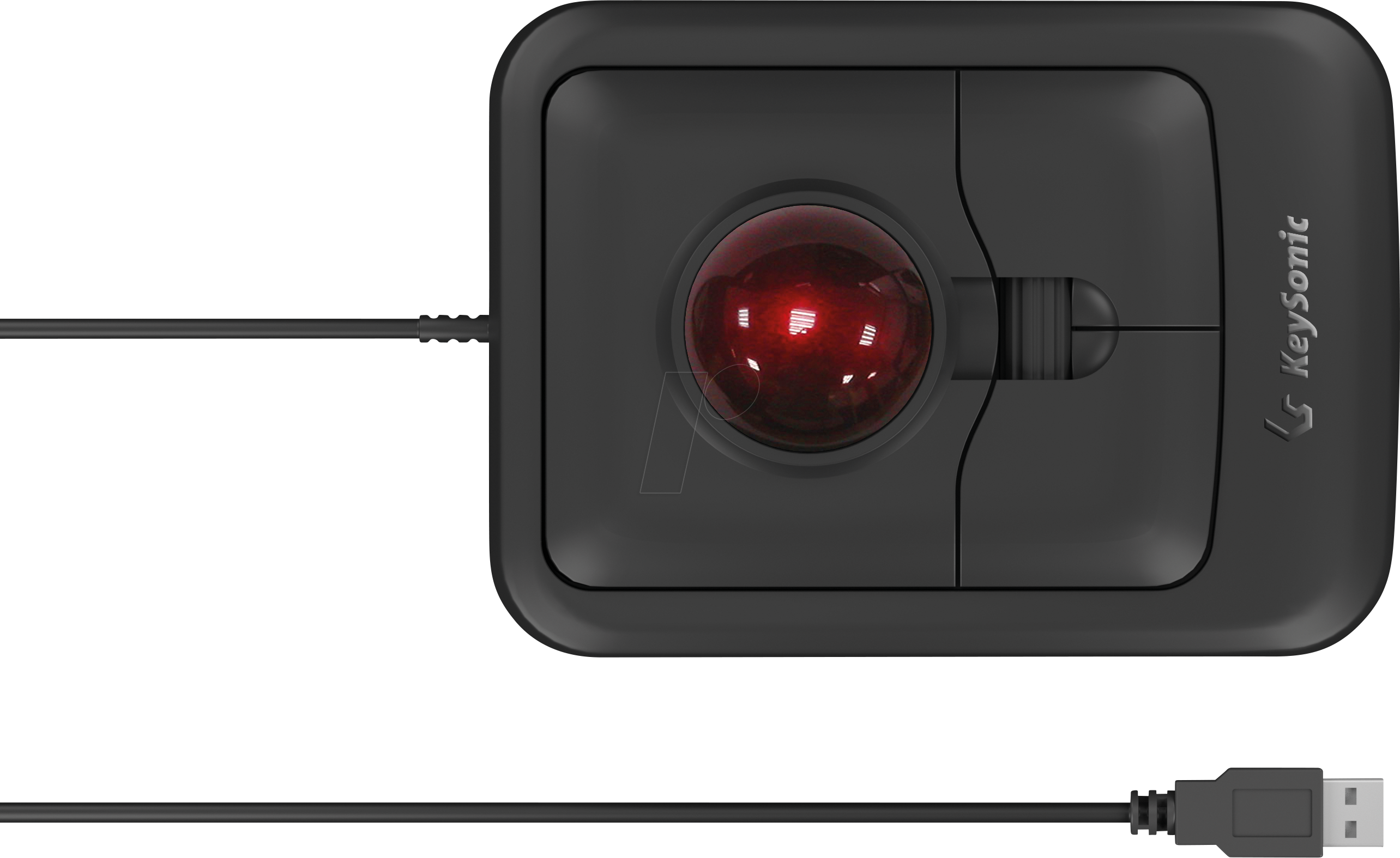 4250078174431 - KeySonic MSM KSM-4006-UT Corded Trackball-Maus schwarz