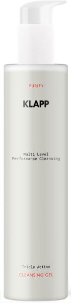 4250094955113 - KLAPP Multi Level Performance Cleansing Triple Action CLEANSING GEL 200 ml