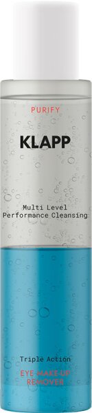 4250094955199 - KLAPP Multi Level Performance Cleansing Triple Action EYE MAKE-UP REMOVER 125 ml