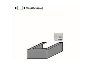 4250101106965 - Adapter für asecos Sicherheitsschränke der S-30 Serie für Umluftfilteraufsatz