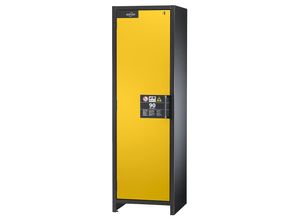 4250101115370 - asecos Feuerbeständiger Industrie-Gefahrstoffschrank Typ 90 HxBxT 1955 x 600 x 615 mm 1-türig goldgelb