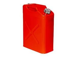 4250101148569 - Transportkanister Edelstahl 14301 rot 20 l B 175 x T 345 x H 470 mm Schraubkappe mit flexibler Welle Überdruckventil