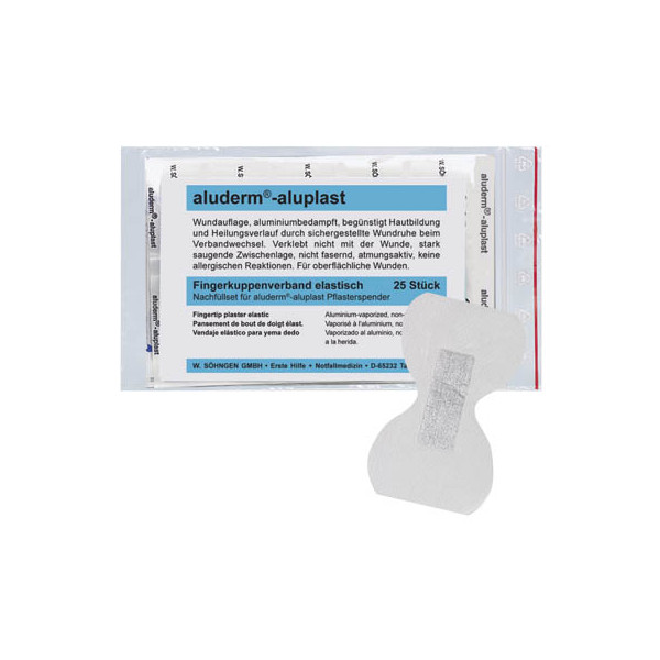 4250108801443 - Nachfüllset Typ 3 für Pflasterspender aluderm®-aluplast Fingerkuppenverband 25 Stück