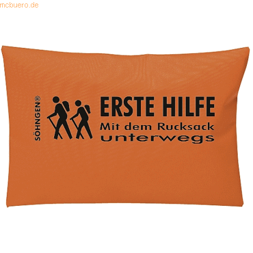 4250108805182 - Erste-Hilfe-Set Mit dem Rucksack unterwegs orange