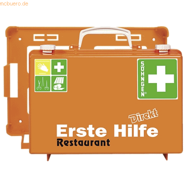 4250108806561 - Erste-Hilfe-Koffer Direkt Restaurant orange