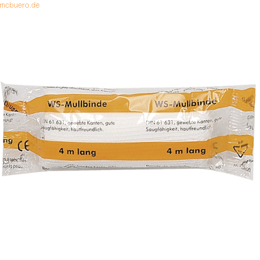 4250108806929 - SÖHNGEN Mullbinde DIN 61631 1004003 weiß 80 cm x 40 m 1 St