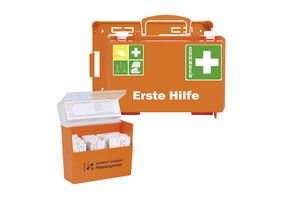 4250108808268 - SÖHNGEN Erste-Hilfe-Koffer mit Pflasterspender und Wandhalterung Inhalt nach DIN 13157