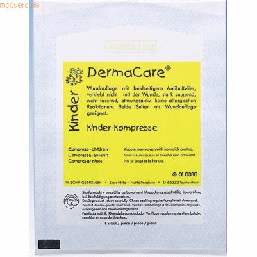 4250108809807 - Kompresse DermaCare Kinder 8x6cm