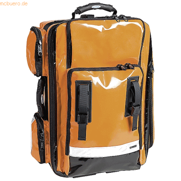 4250108811305 - NumberOne Notfallrucksack orange gefüllt Modul A+B+C+O2 2L