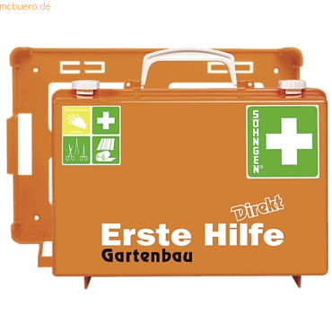 4250108811756 - Erste-Hilfe-Koffer Direkt Gartenbau orange