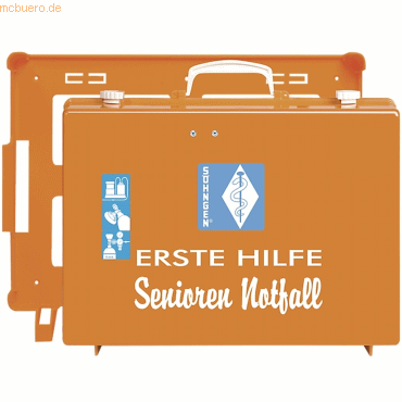 4250108813576 - Erste-Hilfe-Koffer Senioren Notfall MT-CD orange gefüllt
