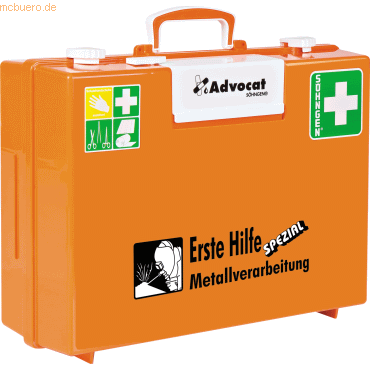 4250108820994 - Sohngen - Söhngen Erste-Hilfe-Koffer Metallverarbeitung Advocat mt-cd mit Füllung 4250108820994 - Sohngen - Söhngen Erste-Hilfe-Koffer Metallverarbeitung Advocat mt-cd mit Füllung