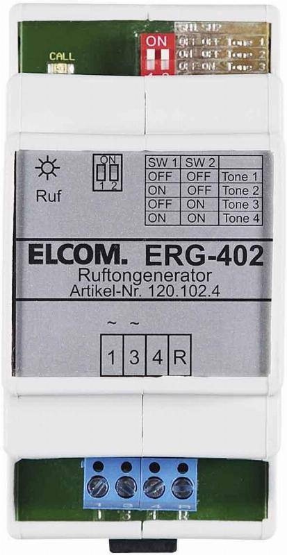 4250111821087 - ELCOM 1+n ERG-402 HaustelefonMithörsperre Türlautsprecher