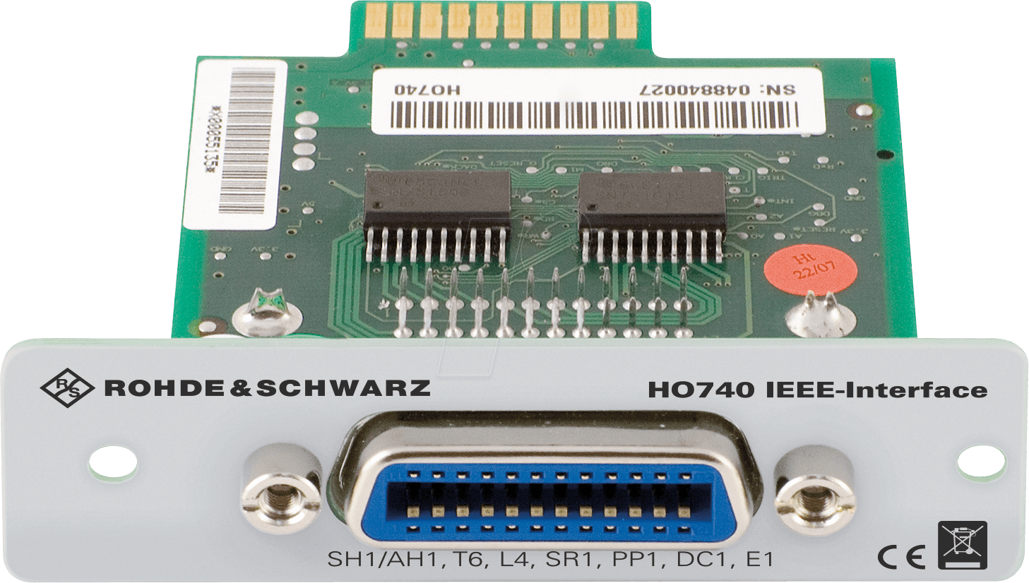 4250138102091 - HO 740 - Erweiterung für HMP HMF HMS und HMO GPIB IEEE488 4250138102091 - HO 740 - Erweiterung für HMP HMF HMS und HMO GPIB IEEE488