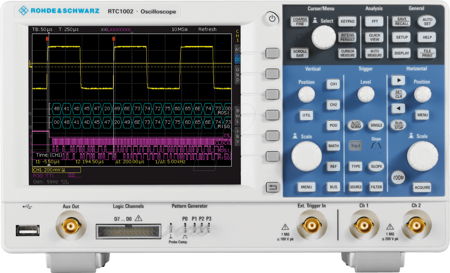 4250138106846 - RTC 1K 52 - Digital-Speicher-Oszilloskop RTC 1000 50 MHz 2 Kanäle