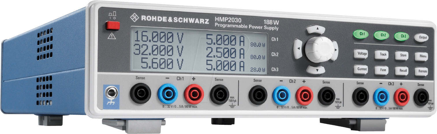 4250138107478 - HMP2030 Labornetzgerät einstellbar 32 V (max) 5 A (max) 188 W fernsteuerbar programmierbar Anzahl Ausgänge 3 x